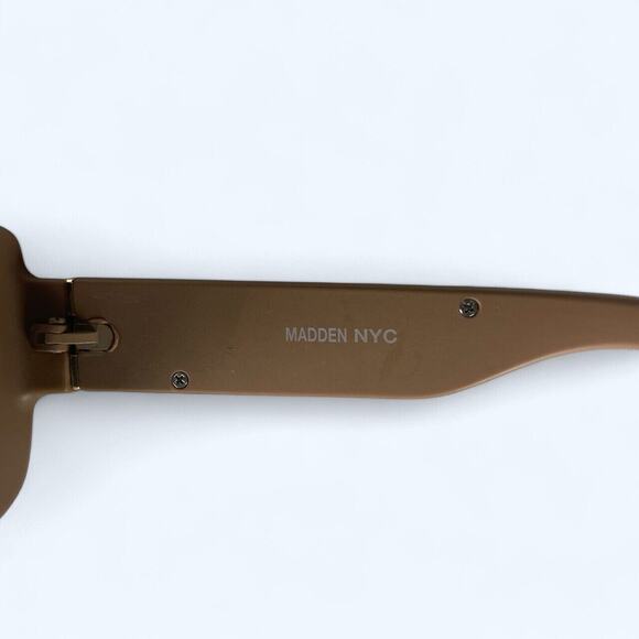 Madden NYC Rectangle Lens Sunglasses Women's Tan - Picture 4 of 5